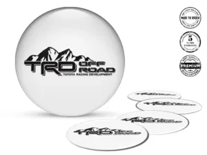 Toyota TRD Ruota Decalcomania Edizione Adesivi Resina Alta Qualità